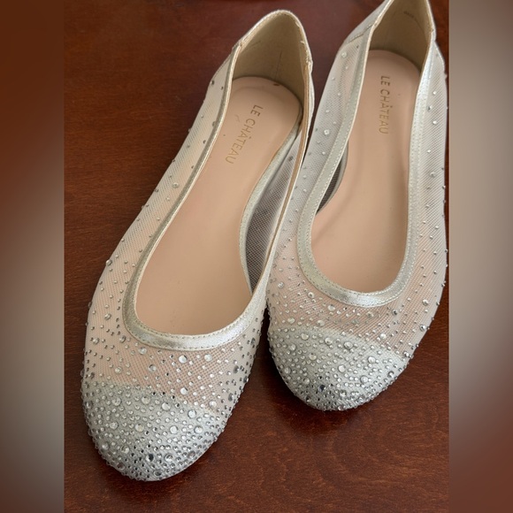 le chateau Shoes - Le Chateau Glittering Mesh Flats
